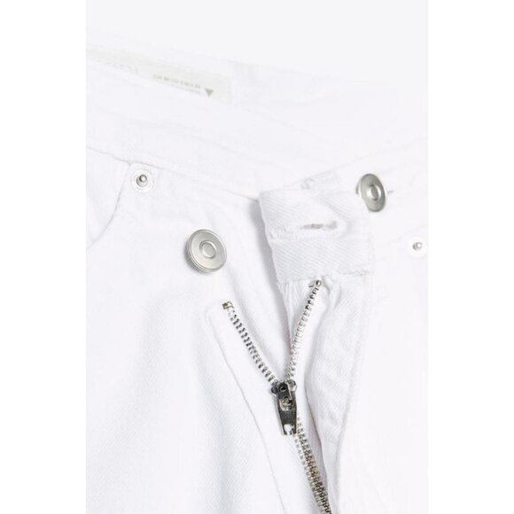 ZARA HIGH-WAIST TRF WIDE-LEG CROSSOVER WAIST JEANS - Picture 3 of 3